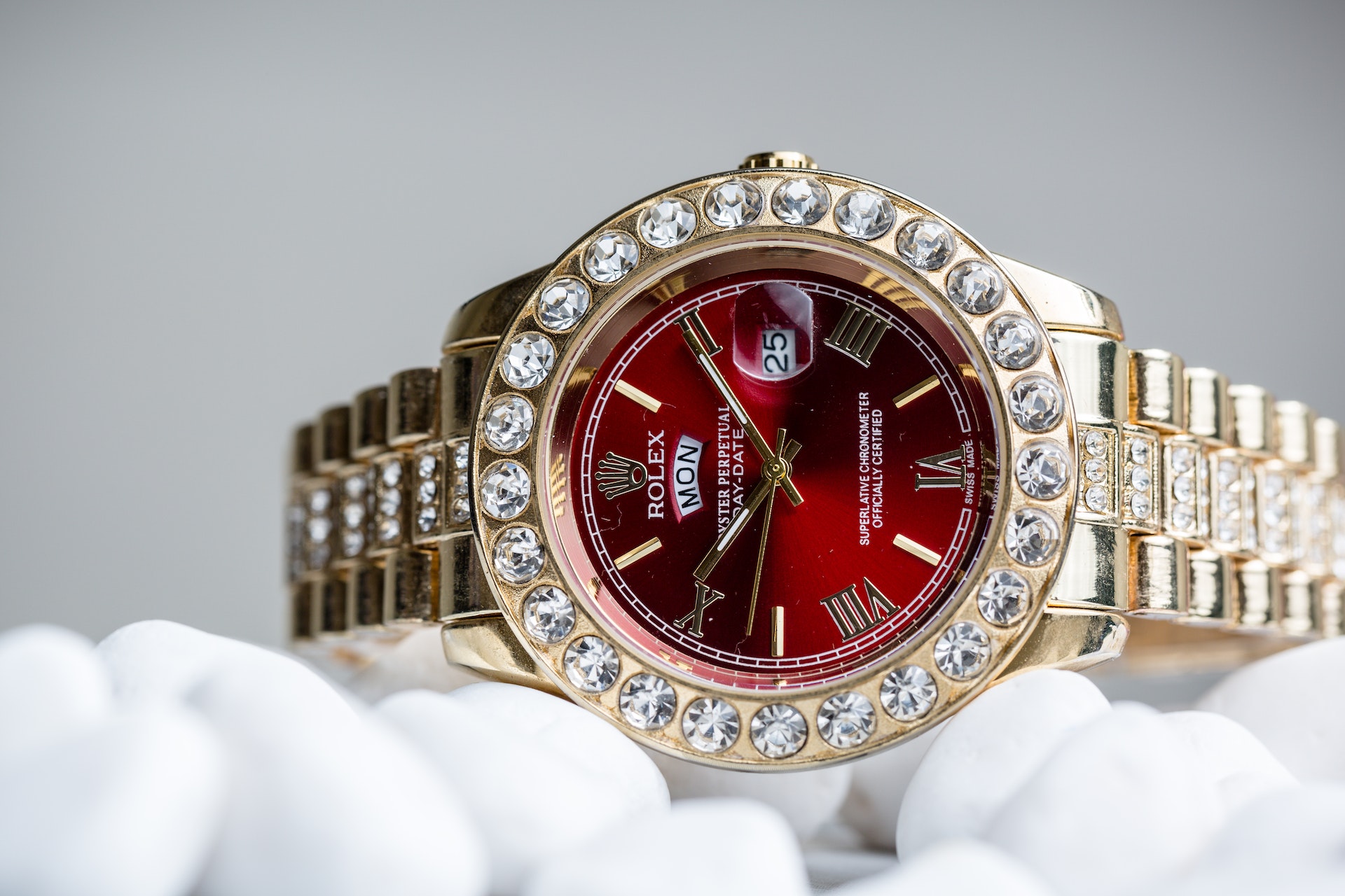 High-End Gold and Diamond Rolex